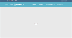 Desktop Screenshot of discoverwanaka.com