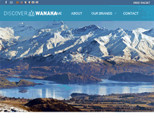 Tablet Screenshot of discoverwanaka.com